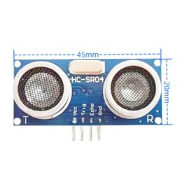 MTDELE 5 Pcs HC-SR04 Ultrasonic Sensor Module for Arduino R3 UNO MEGA XBee ZigBee Nano Robot with 5Pcs Mounting Bracket