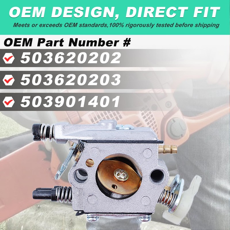 ADEFOL Carburetor for Husqvarna 51 and 55 Chainsaw Replacement Carb