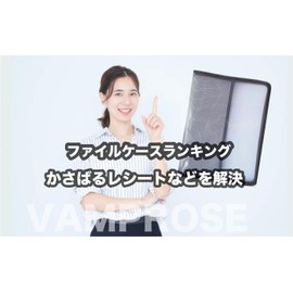 A4 Clear File Case with Zipper with Pockets, Set of 4, 13.6 inches (34.5 cm), 9.3 inches (23.3 cm), 0.8 inches (2 cm), Black, 12.8 inches (32.5 cm), 0.8 inches (22.5 cm), VAMPROSE Original