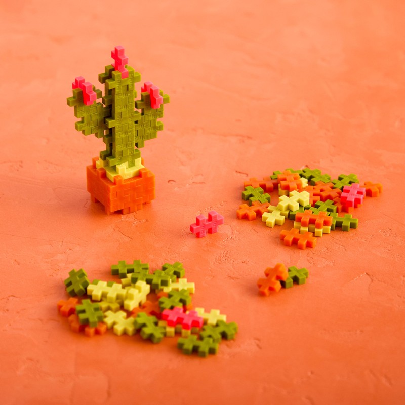 PLUS PLUS Playful Plant Packets, 3D Puzzle Building Block Set,