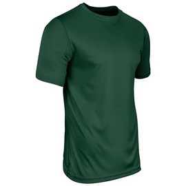 Champro Boys' Vision Lightweight Polyester T-Shirt Jersey, Forest Green, Medium