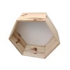 Wooden World - Wall Shelf - Geometric Hexagon Honeycomb Shelf