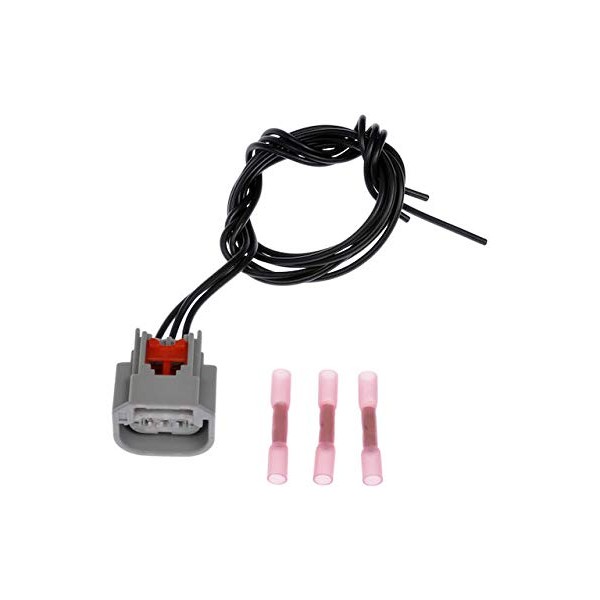 Power Steering Control Module Connector - Black, 3-Way with Leads