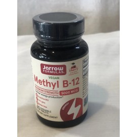 Jarrows Methyl B-12 5000 Mcg Cherry Flavoured - 60 chewable tablets