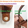 Mini Bag Strap Kit，Bag Straps Crossbody Replacement，Purse Straps Kit，Adjustable Leather