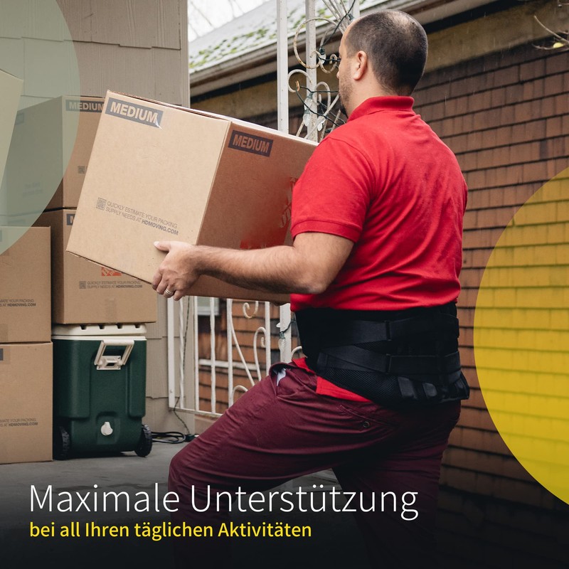 BraceUP Back Support with Lumbar Cushion - Back Support, Back