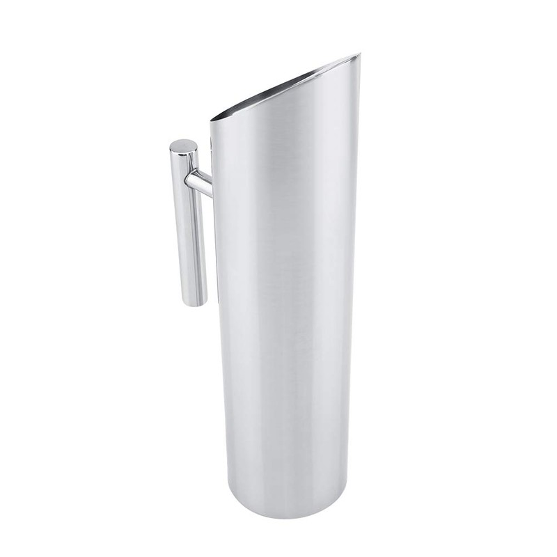 Stainless Steel Water Pitcher Jug with Ice Guard Cold Drinking