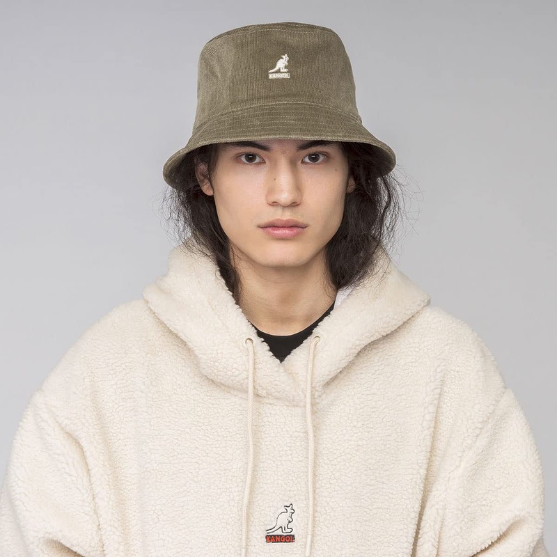 Kangol Cord Bucket Beret, brown