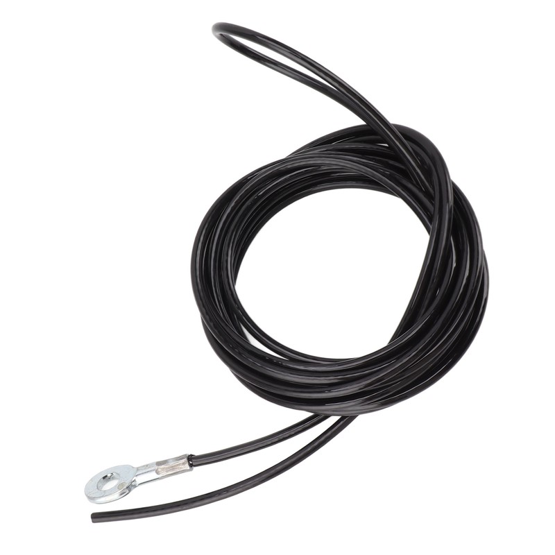 Pulley Cable Steel Fitness Cable Black Adjustable Strong Coated Pulley