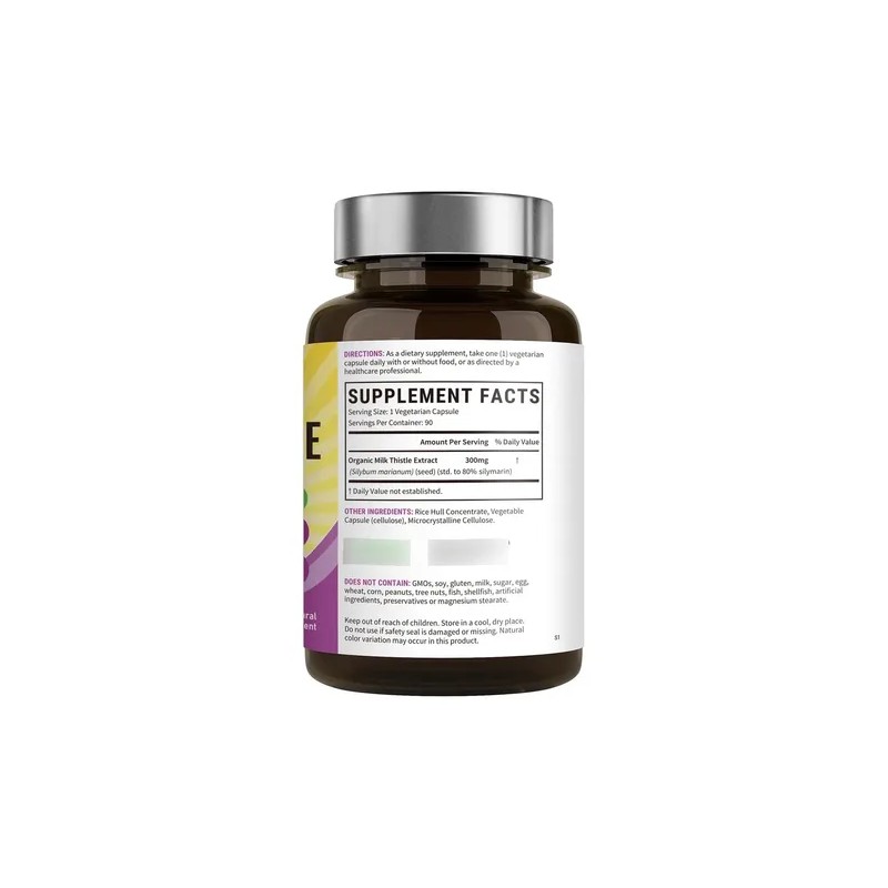 Surebounty Cardo Mariano Orgánico 9000mg 90 Cápsulas Veganas