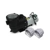 White Label In-Ground Pool Pump - 110-120V/220-240V, 1.5HP, 110GPM, Wall Plug