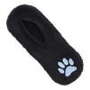 P.J. Salvage Women's Loungewear Fun Socks with Grippers, Black Paw/Heart,