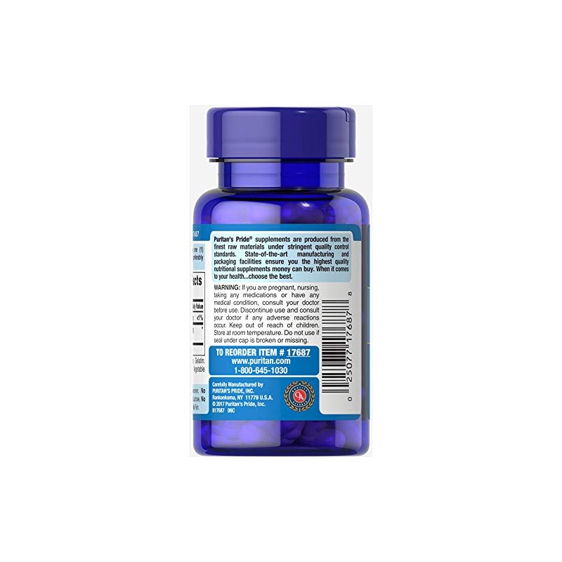 Puritan's Pride Hyaluronic Acid 100 mg-30 Capsules