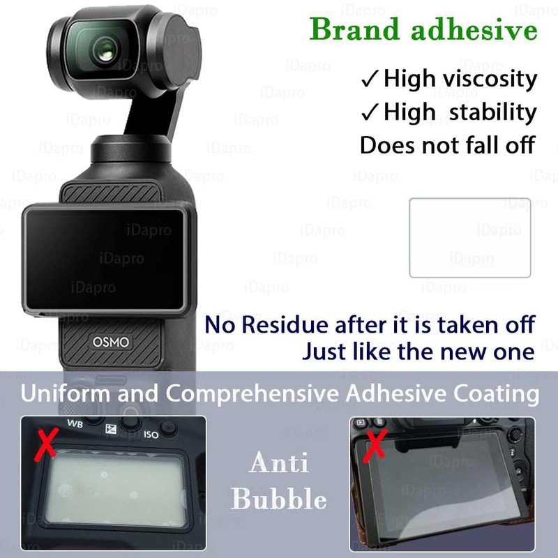 iDaPro Lens & Screen Protector for DJI Osmo Pocket 3