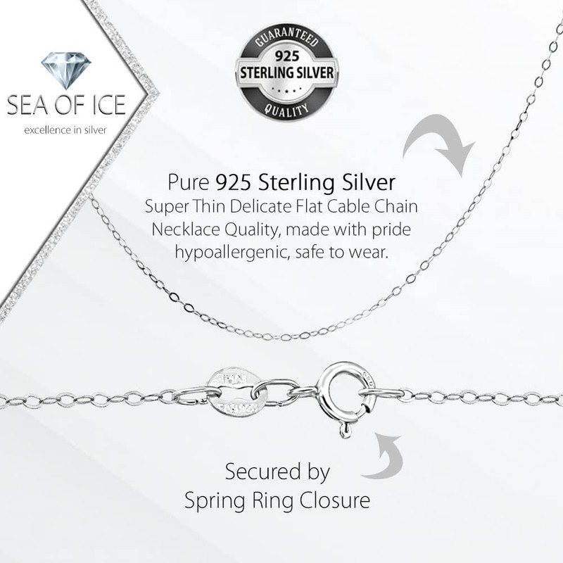 Sea of Ice - Cadena de plata de ley (1