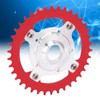 38T 104 BCD Electric Bike Chainring and Adapter Aluminum Alloy