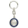 Generico 50.500.31 026BASBLU Key Ring Round Tip Glazed Blue Blessed