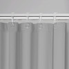 Sealskin Granada Shower Curtain, PEVA, Light Grey, 120 x 200