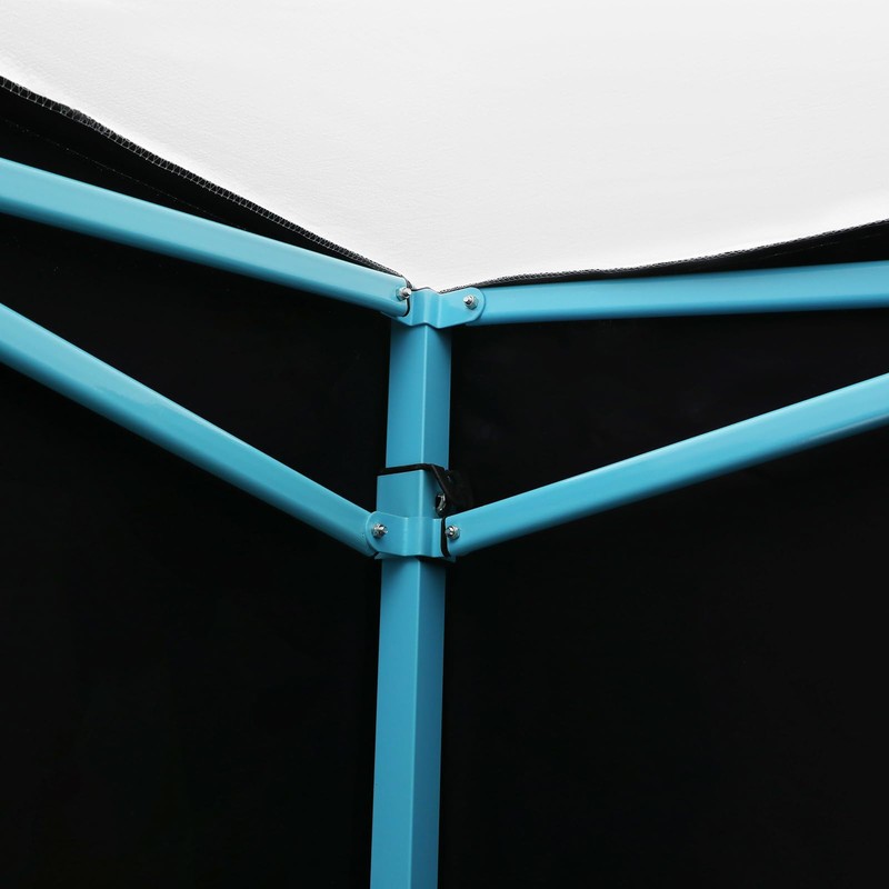 Mobile Foldable Changing Room with Shading Curtain, Portable Fitting Room