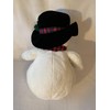 Large weighted snowman, weighted stuffed animal in 6 lbs, Xmas