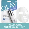 Olay Luminous Niacinamide + Hyaluronic Sheet Mask, 1 count