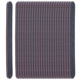 Nagelfeilen 25 Stück Nagelpolierblöcke Professionelle Doppelseitige Nagelfeile 100/180 Körnung für Acryl Naturgel Nagellack Geeignet für Zuhause Nagelstudio (Schwarz)