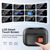 LOBKIN Ear-Clip Earphone Smart LED Touch Screen Digital Display Wireless