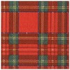 Caspari - Plaid Party Napkins, Red and Green, (Pack of