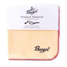 burgol Premium Polishing Cloth in Set of 3