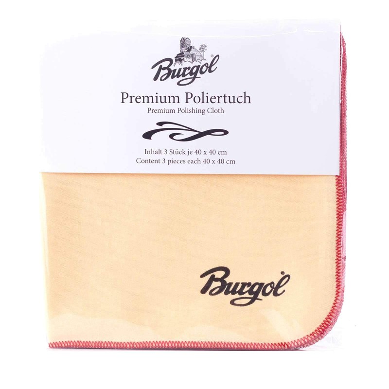 burgol Premium Polishing Cloth in Set of 3