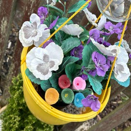 HowseHold Bee Drinking Cups for Garden Multicolour [Pack of 5] Safe Drinking for Bee's and Insects