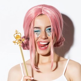 HAIQILIN Gold Queen Scepter Princess Wand Pageant Costume Props