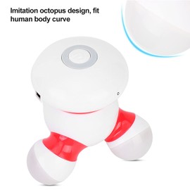 Electronic USB Handheld Mini Body Massager for Your Back, Neck, Arms and Legs, Gentle Vibration Massager with LED Light