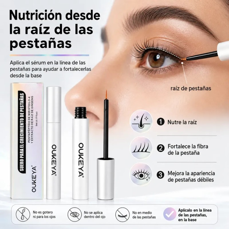 Sérum Crecimiento Y Fortalecimiento Pestañas Y Cejas