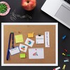 FEBSNOW Cork Board Bulletin Board 15.7 x 12 Inches with