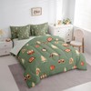 Camper Adventure Theme 7 Pieces Bedding Set Full Size,Happy Camping