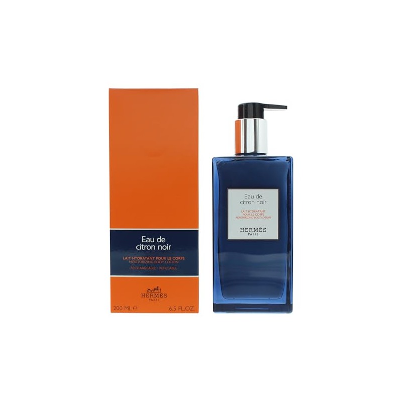 Hermes Eau De Citron Noir Refillable Moisturizing Body Lotion for