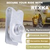 Rexka 10 pcs M6-1.0 Bumper Cover Retainer U Nut Compatible