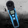 Handheld Anemometer 180° Fan Rotation LCD Digital Display Temperature Humidity