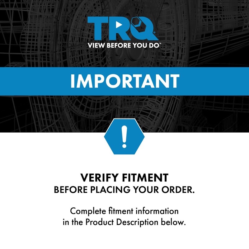 TRQ Driver & Passenger Side Trunk Lid Lift Support Shock