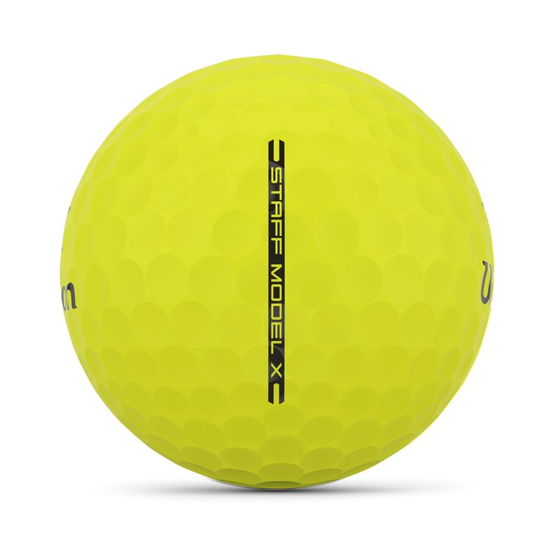 Wilson Unisex Adult Staff Model X Golf Ball, Yellow, No