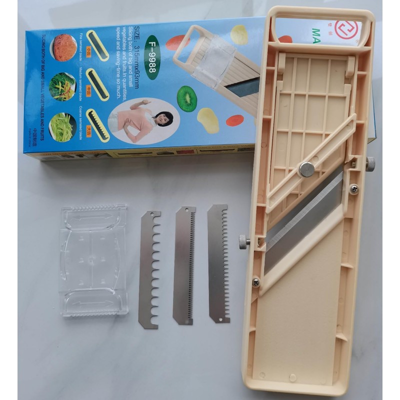 Handheld Mandoline - Japanese Style Slicer for Vegetables, Cabbage, Cucumber