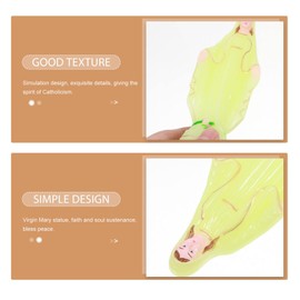 VALICLUD Virgin Mary Statue Glow in the Dark Our Lady of Grace Statue Luminous Catholic Religious Figurines for Mothers Day Decorations