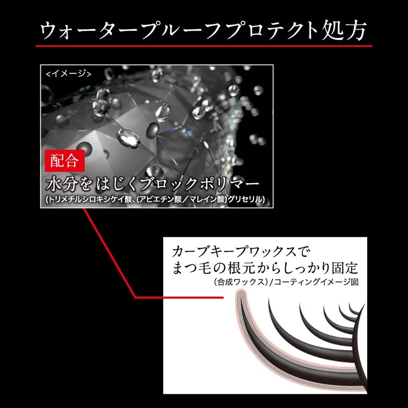 Kanebo Kate Lash Former EX Volume WP BK-1 Black