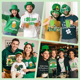 12 Sheets St. Patrick's Day DTF Transfers Ready to Press Iron on Transfers for T-Shirts,Transfers Stickers for St. Patrick's Day Shirt Clothes Bag Pillow DIY Crafts,Iron on Decals Heat Transfer Vinyl