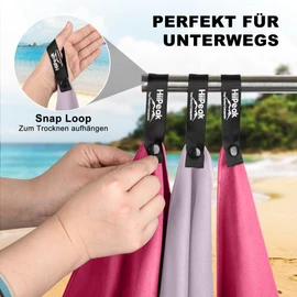 HiiPeak Microfibre Towel Compact and Lightweight Microfibre Towels Fitness Quick-Drying Microfibre Bath Towel Absorbent Sports Towel Gym Swimming and Gym Towel
