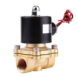 DC 12 V Solenoid Valve for Water, Air, Fuel, Gas, 1/2 Inch Normally Closed Solenoid Valve