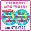 280 Holographic Sparkly Head Teachers Award Crown Motivational Childrens Pupils