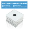LIDSCURA 50 Packs 304 Stainless Steel Squares Washer Heavy Duty
