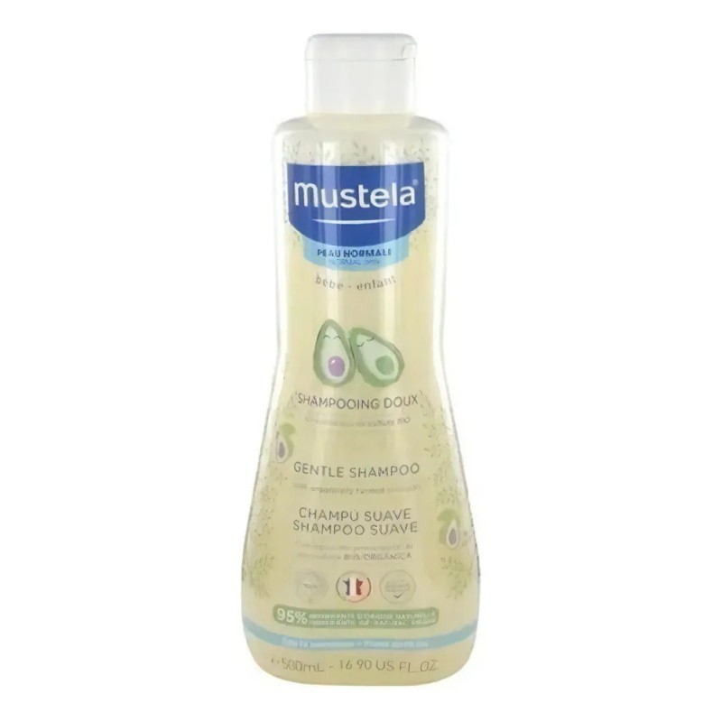 Mustela Shampoo Suave Hipoalergénico Sin Lágrimas Bebé 500ml